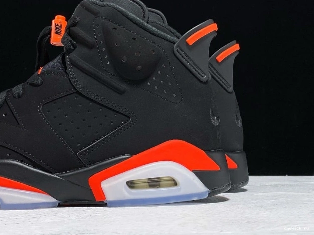 Rep Onekick Jordan Retro 6 Air Infrared OG 384664-060 Black 0809